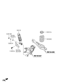 55310B8600-SHOCK ABSORBER ASSY-REAR