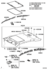 6330606051E1-TRIM SUB-ASSY, SUNSHADE