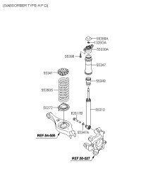 553113N800-SHOCK ABSORBER ASSY-REAR