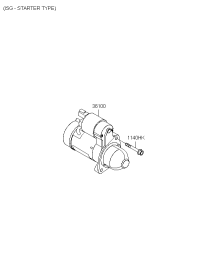 3610026400-STARTER12V 13T 1.4KWTOY CAMRY 4 CYL