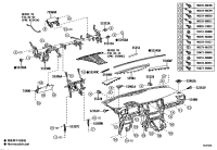 5530658060-BRACE SUB-ASSY, INSTRUMENT PANEL, NO.1