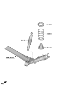 55300K8000-SHOCK ABSORBER ASSY-REAR