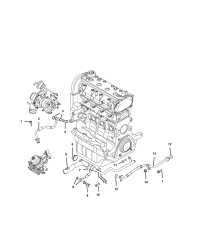 55269918-TUBE TURBO WATER INLET