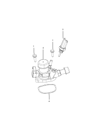 55235161-HOUSING THERMOSTAT INCLS THERMOSTAT