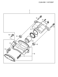93723737-Kit assy-fr disc