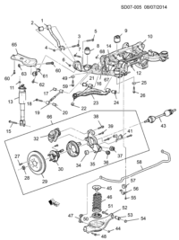 5498715-BAR, STABILIZER, REAR