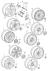 8E0601025AS-Wheel rim: