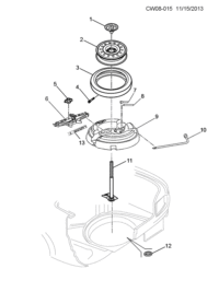 9040912-Spare tire, T125/70R16