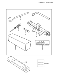 5490740-Jack hold box (incl 2-9)