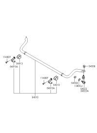 548113E110-LINK ASSY-FR STABILIZER LH
