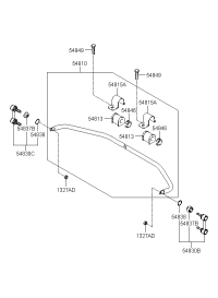 5481017000-BAR ASSY-FR STABILIZER