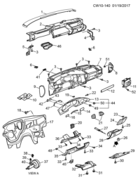 5480681-HOLDER,I/PNL CONSOLE