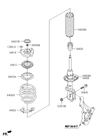 54610F8200-Insulator assy-strut