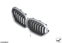 51135A44A60-SHADOW-LINE RADIATOR GRILLE WITHOUT A CAMERA
