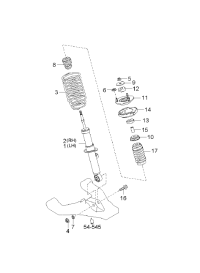 546303E023-SHOCK ABSORBER ASSY-FR,LH