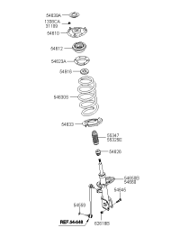 546102B500-Insulator assy-strut