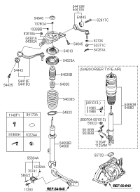 546113N800-STRUT ASSY-FR,LH