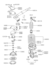 546103B101-Insulator assy-strut