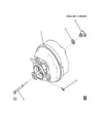 15235436-Brake booster (for detailed drawing, see 04