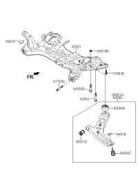 624004V000-CROSSMEMBER COMPL(ASSY)