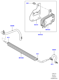 LR031827-Cooler assy-fuel