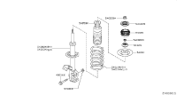 543032FK0B-STRUT KIT-FRONT SUSPENSION,LH