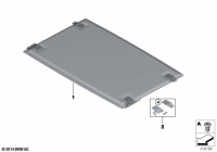54105A0DC76-Lining, sliding roof