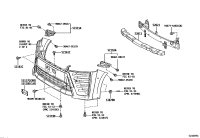 5211558090-SUPPORT, FRONT BUMPER SIDE, RH