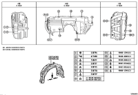 538750T020-LINER, FRONT FENDER, RH