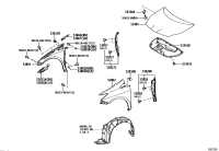 5380147050-FENDER SUB-ASSY, FR