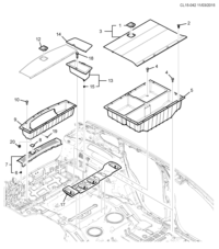 42454417-Plate, cargo long (incl 6) (titanium silver)