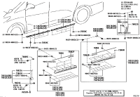 5382158040-PROTECTOR, FRONT SIDE PANEL, NO.1 RH