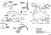 533810K080-SEAL, HOOD TO RADIATOR SUPPORT