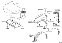 533410R040-INSULATOR, HOOD