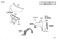5338128090-SEAL, HOOD TO RADIATOR SUPPORT
