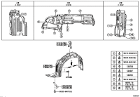 5380558110-SHIELD SUB-ASSY, FRONT FENDER SPLASH, RH
