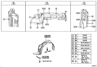 5380558030-SHIELD SUB-ASSY, FRONT FENDER SPLASH, RH