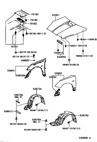 538022B470-FENDER SUB-ASSY FR
