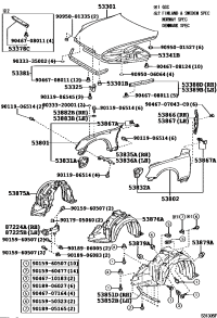 5330124040-HOOD SUB-ASSY