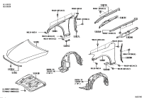 5380153050-FENDER SUB-ASSY, FRONT RH