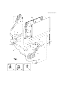 9075569-Clip a/c evaporator hose