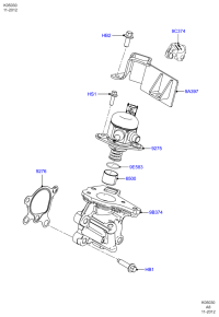 AG9G9A420BC-GASKET,W.PUMP INLET