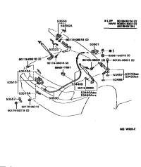 5342033010-HINGE ASSY HOOD LH
