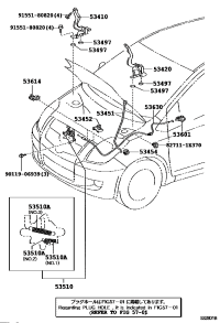 534200D230-HINGE ASSY HOOD LH