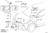 53420F4120-HINGE ASSY HOOD LH