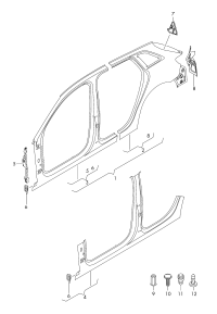 L8V4810075-Frame, quarter panel