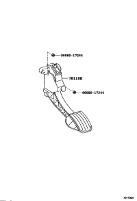 781100C012-PEDAL ASSY, ACCELERATOR