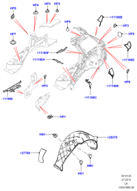LR049978-RUBBER,T/MISSION MT