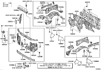 5370135A50-APRON SUB-ASSY, FRONT FENDER, RH