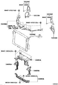 531530R020-GUIDE RADIATOR